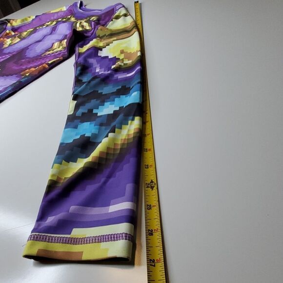 UK BRAND FIERCE EDGE long sleeve RASHGUARD ATHLETIC SHIRT SUP POCKET m medium - Picture 8 of 8